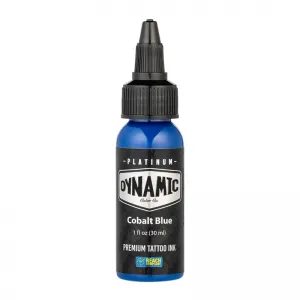 Dynamic Ink Platinum Cobalt Blue 30 ml, Tus Profesional pentru Tatuaje REACH