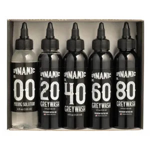 Dynamic Grey Wash Set 5 Bucati, Tus Desen