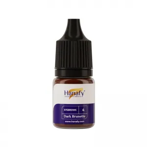 Hanafy No. 4 Dark Brunette - Pigment Sprancene PMU Pentru Practica