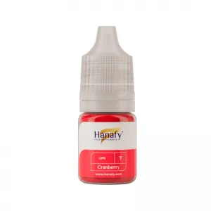 Hanafy No. 7 Cranberry - Pigment Buze PMU Pentru Practica