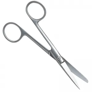 Foarfeca Piercing din Inox, Dreapta, cu Varf Ascutit si Varf Bont
