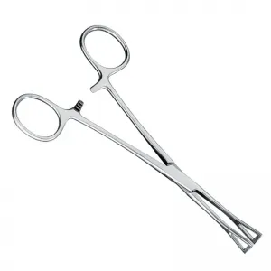 Forceps Pennington pentru Piercing, Cap Triunghiular 13 mm
