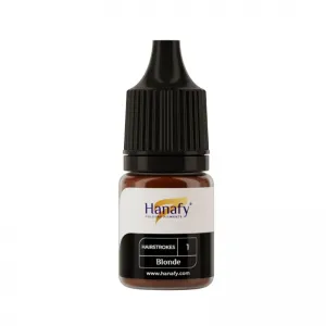 Hanafy Hairstrokes No. 1 Blonde - Pigment PMU Sprancene Pentru Practica
