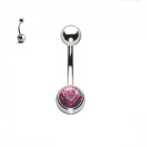 Cercel Buric Baby Fuchsia 1.6 x 12 mm