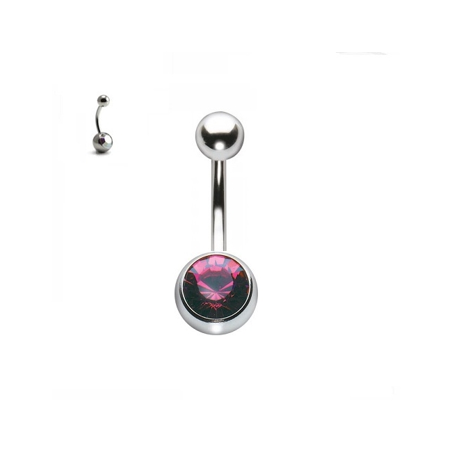 Cercel Buric Baby Siam 1.6 x 8mm