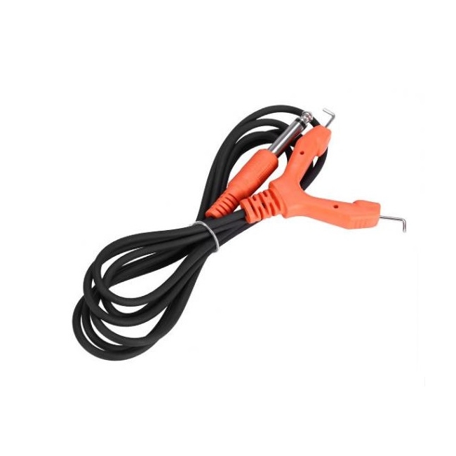Clip Cord Clasic V Portocaliu - 1.8m, Silicon Moale, Jack 6.3mm