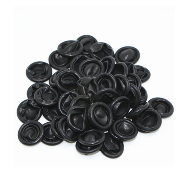 Degetar Protectie, Latex, Negru, Set 100
