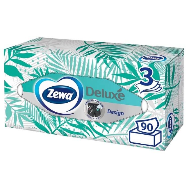 Servetele Cutie ZEWA, 3 Straturi 90Buc