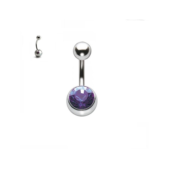 Cercel Buric Amethyst