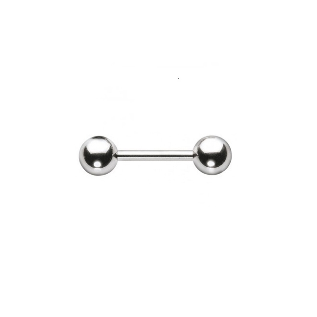 Cercel BB Barbell cu Bila de 6mm