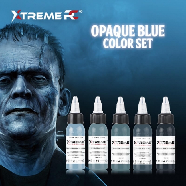 Tus Tatuaje Xtreme - Opaque Blue Set 5 x 30ml