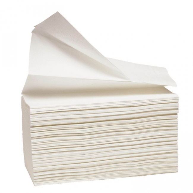 Prosoape Hartie Pliate Z - 21.6 x 24 cm, Set 200 Bucati