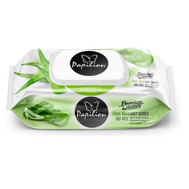 Servetele Umede Papilion Aloe 100 bucati
