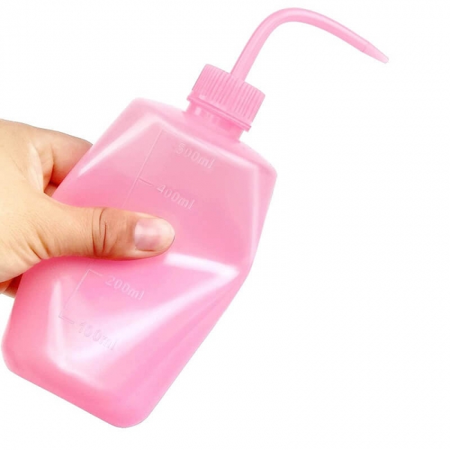 Recipient Spalare Tatuaj Squeeze Bottle - Roz
