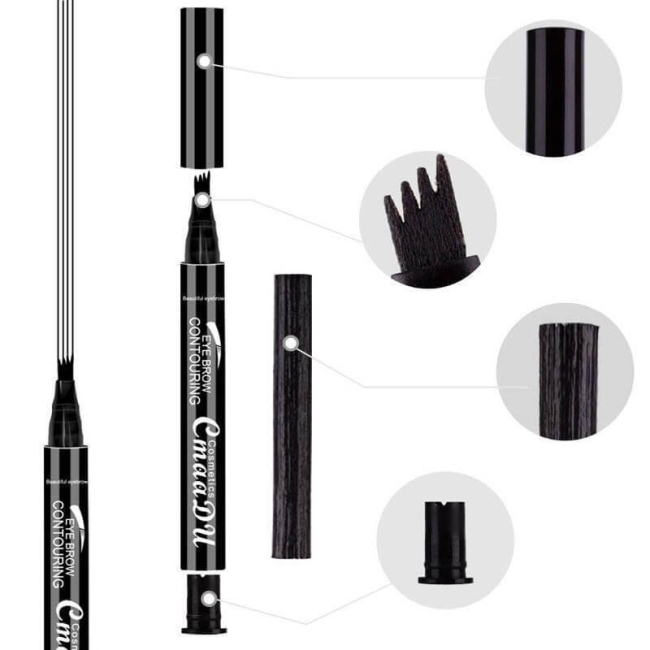 Creion Pentru Sprancene 3D, Black