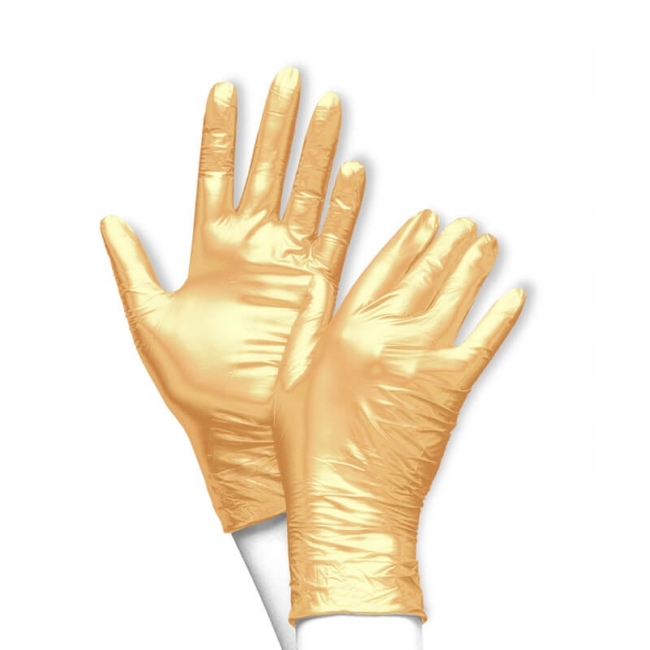 Manusi Nitril Unigloves Fancy Gold 100 Bucati