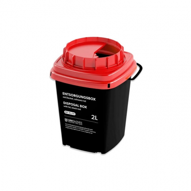 Container Deseuri Medicale - Recipient Obiecte Ascutite 2 Litri
