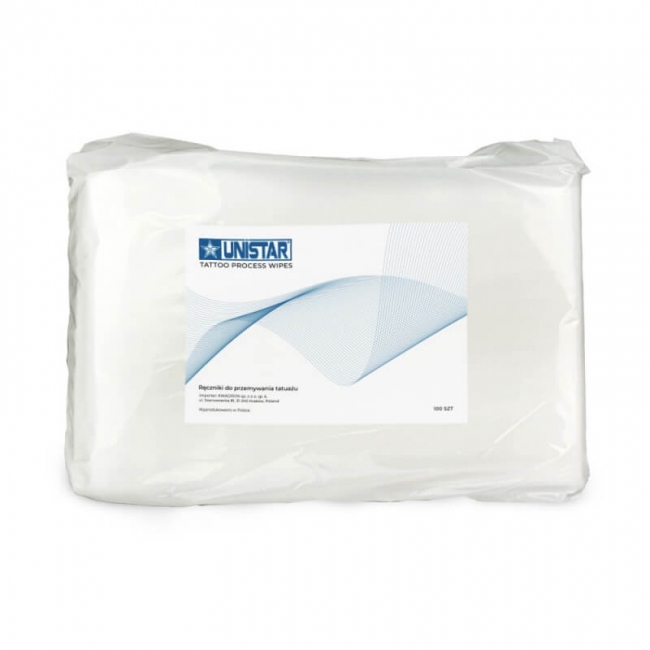 Servetele Tatuaje Unistar 100 buc - Lavete Absorbante 20x13cm