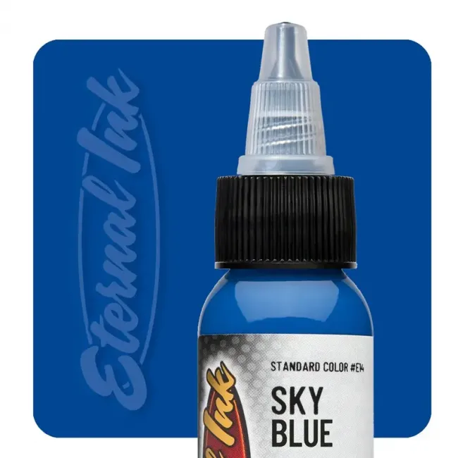 Eternal Ink Sky Blue, Tus Desen Albastru