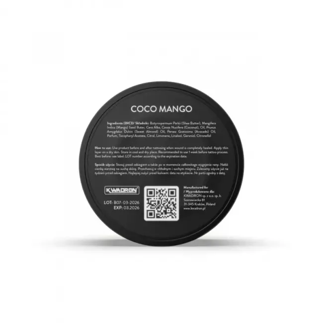 INKTROX - Butter pentru Tatuaje Coconut & Mango