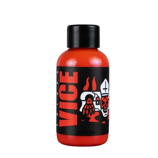 Vice Colours - Burning Red 50ml, Tus Desen