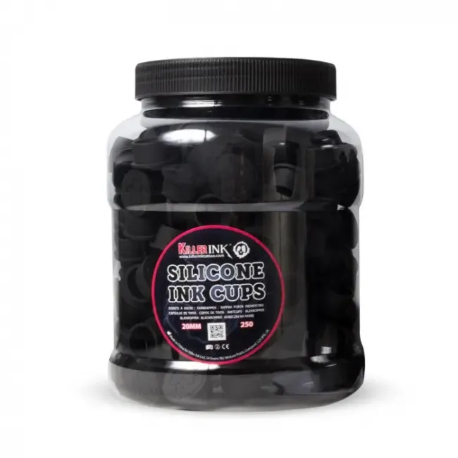 Killer Ink Capacele Silicon Negre cu Baza