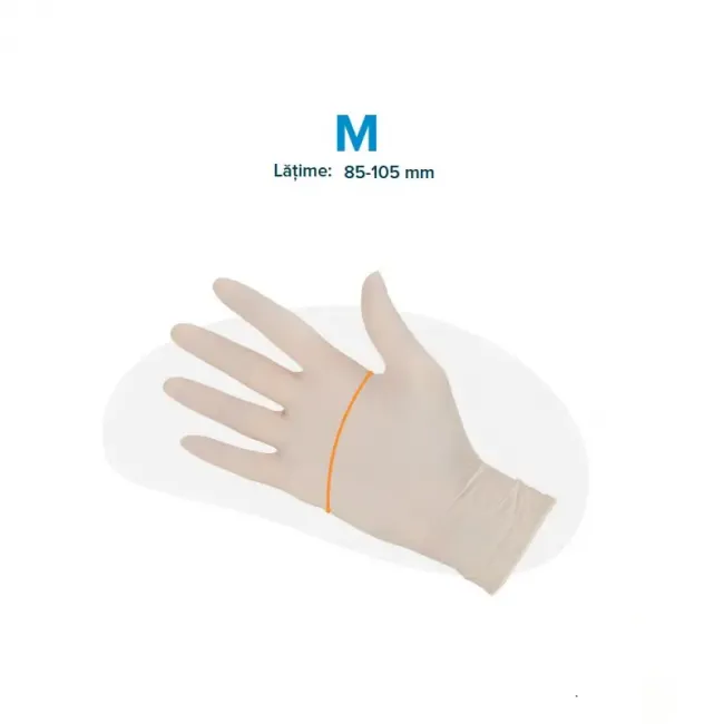 Manusi Latex Pudrate, SANTEX, 100 Bucati