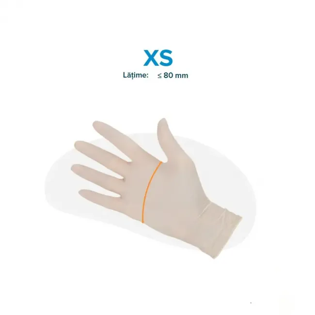 Manusi Latex Pudrate, SANTEX, 100 Bucati