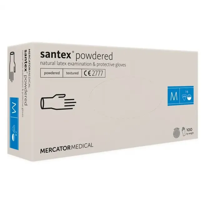 Manusi Latex Pudrate, SANTEX, 100 Bucati
