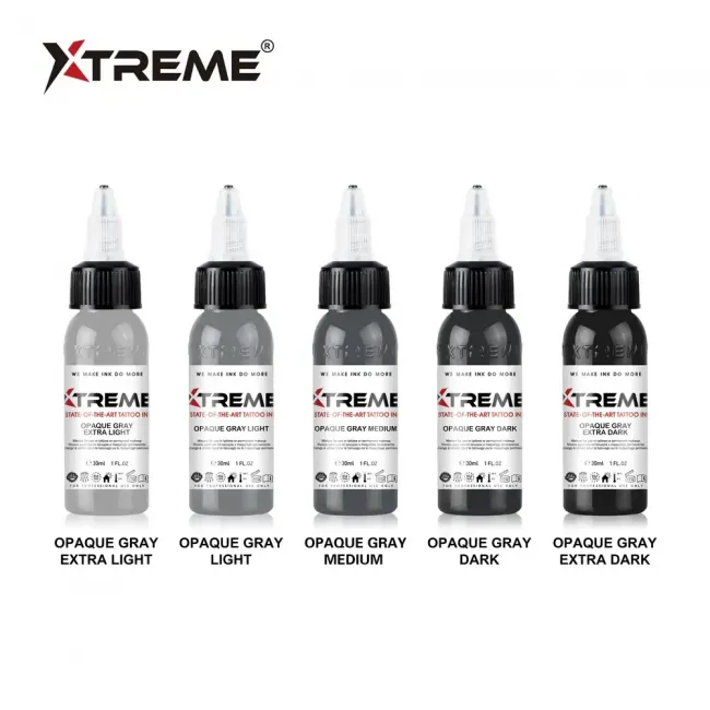 Tus Tatuaje Xtreme - Opaque Gray Set 5 x 30ml