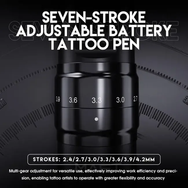 Mast Fold 2 PRO, Wireless Stroke Ajustabil, Masina De Tatuat