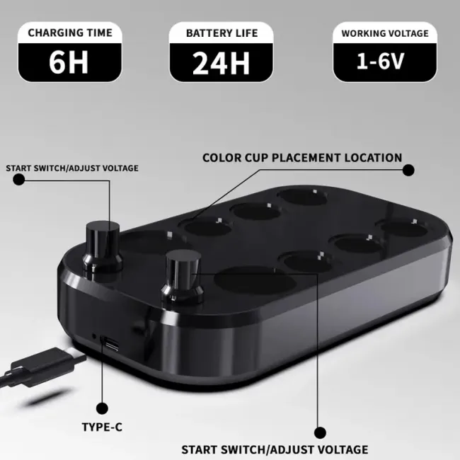 Agitator Magnetic Capacele Tus Tatuaje Si Pigment