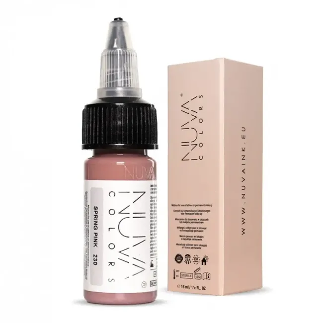 Nuva Colors 230 Spring Pink  - Pigment Micropigmentare Buze 15ml