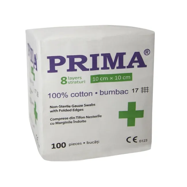 Comprese Nesterile Tifon, Set 100 Buc