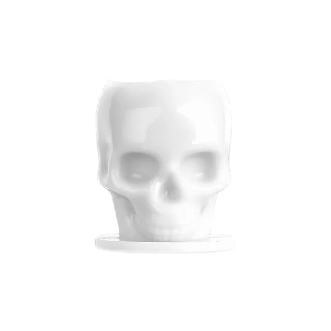 Capacele pentru Tus Tatuaje Skull 12mm - Set 50 Bucati