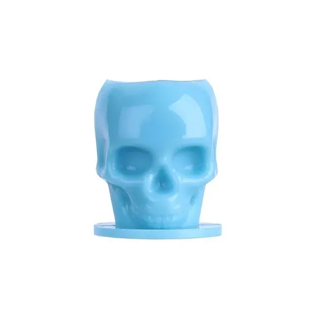 Capacele pentru Tus Tatuaje Skull 12mm - Set 50 Bucati