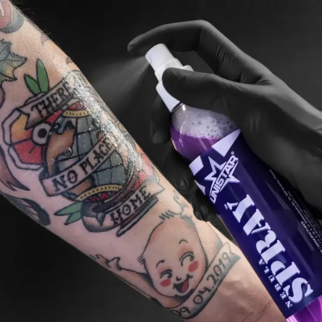 Unistar Nebula Spray 240ml - Spray Calmator si Curatare pentru Tatuaje