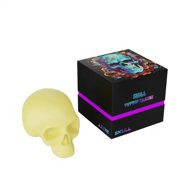 Craniu Silicon Realistic pentru Practica Tatuaje