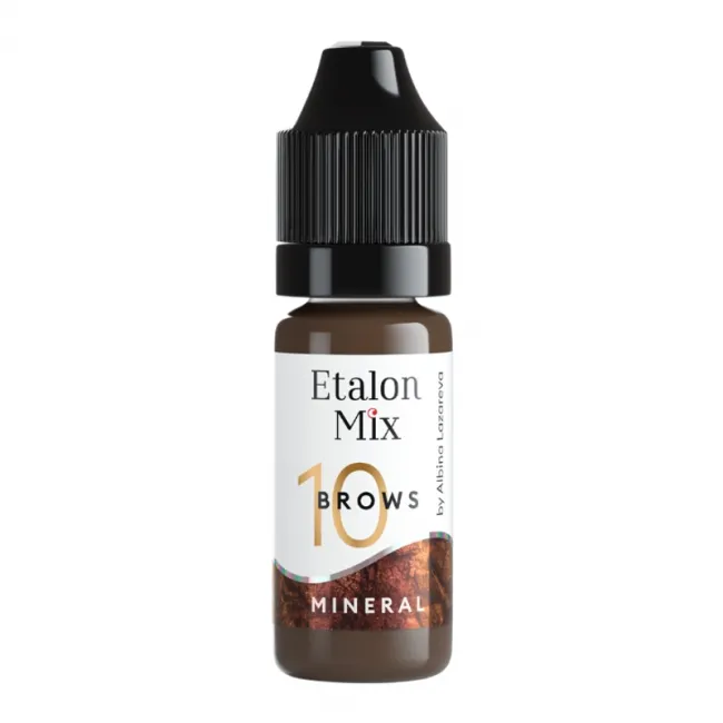 Pigment Sprancene Etalon Mix No.10 Arabica - Gri Maro Rece Mineral 10ml