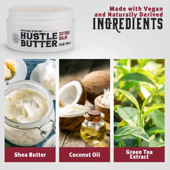 Hustle Butter Deluxe Crema Organica pentru Tatuaje 150ml