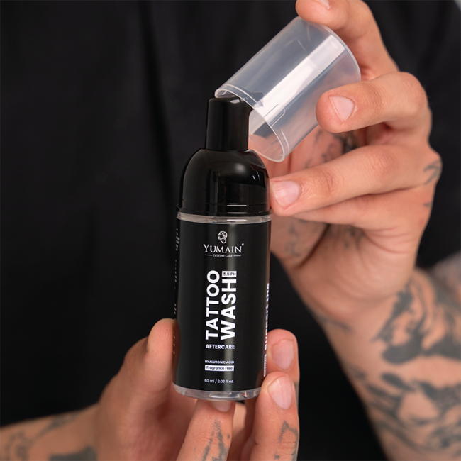 Yumain After Ink Foam - Spuma Curatare & Hidratare Acid Hialuronic 60ml