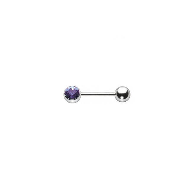 Cercel BB Amethyst, Tija 1.2mm, 10mm