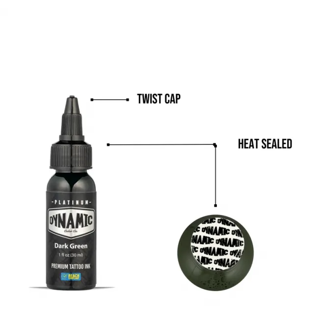 Dynamic Platinum Dark Green - Tus Tatuaje 30ml