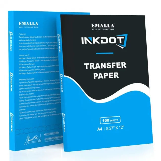 Emalla Inkdot Transfer Paper - Hartie Transfer Pentru Tatuaj