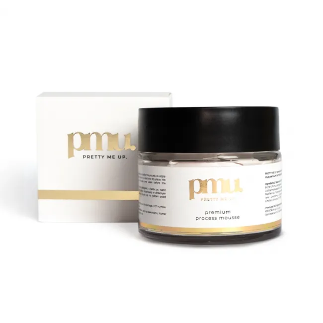 Pretty Me Up Premium Process Mousse 50ml - Mousse PMU Calmarea Pielii