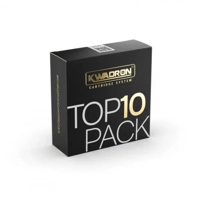 Ace Tatuaj Kwadron Top10 Pack Cartridges - Set Profesional 10 Tipuri Ace