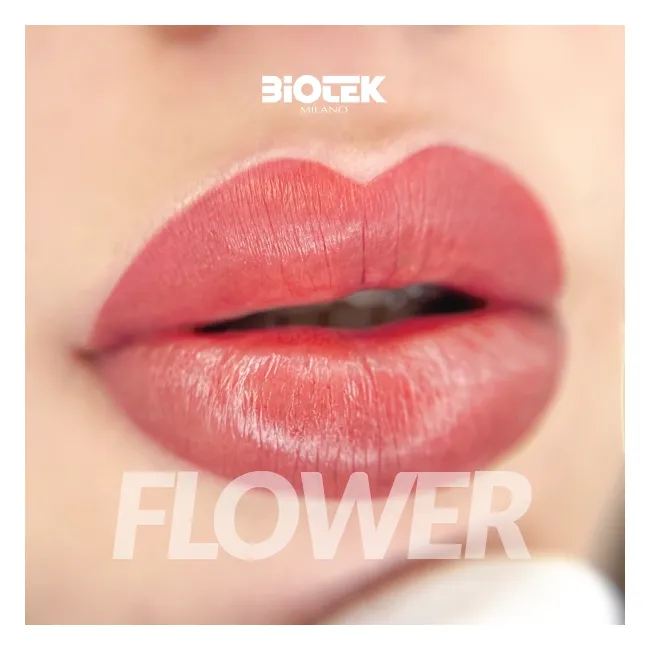 Biotek Flower, Pigment PMU Buze, Nude Peach Lip Color 15ml