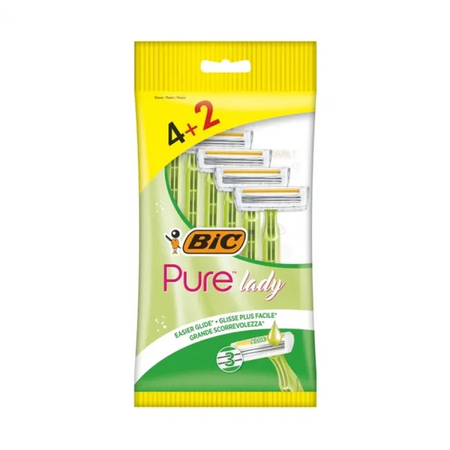 Aparat de Ras Bic Pure Lady Green 6buc