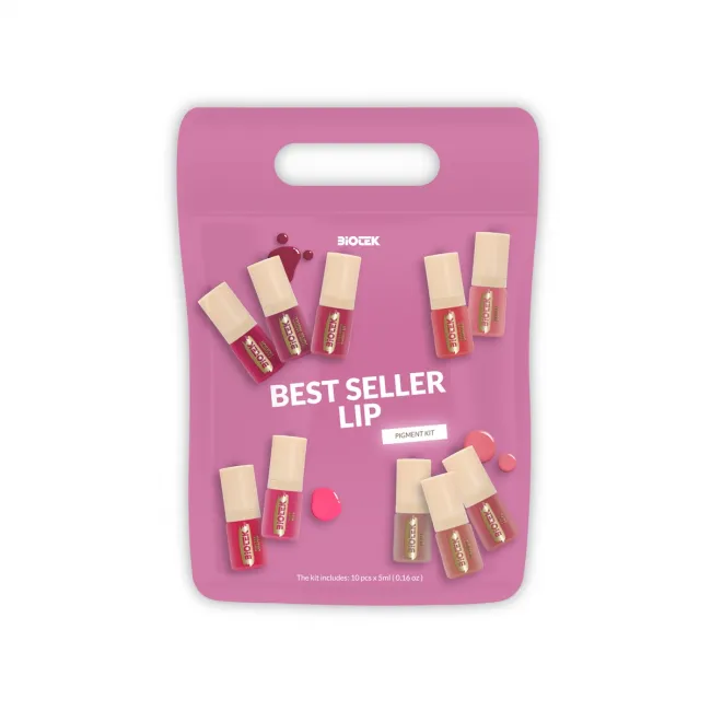 Biotek Lip Kit - Set Pigmenti PMU Buze (10 Culori)