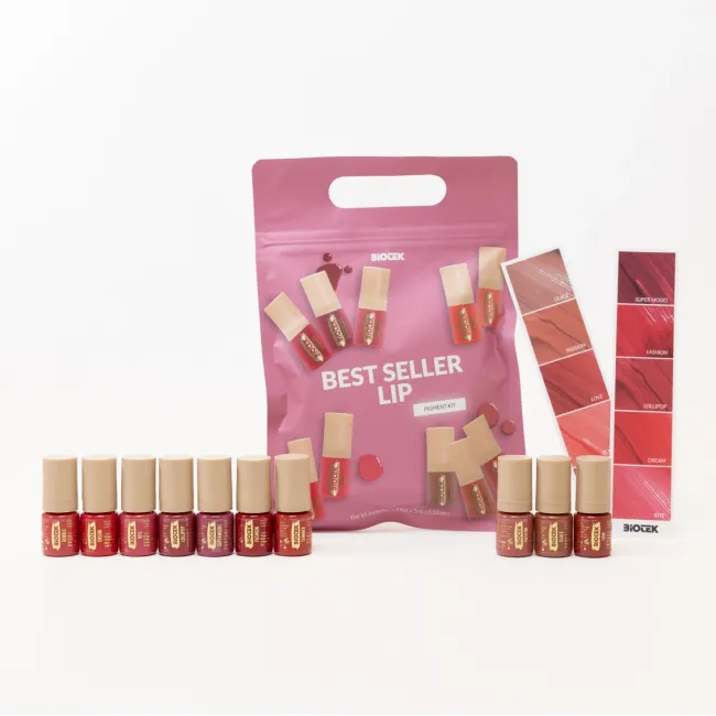 Biotek Lip Kit - Set Pigmenti PMU Buze (10 Culori)